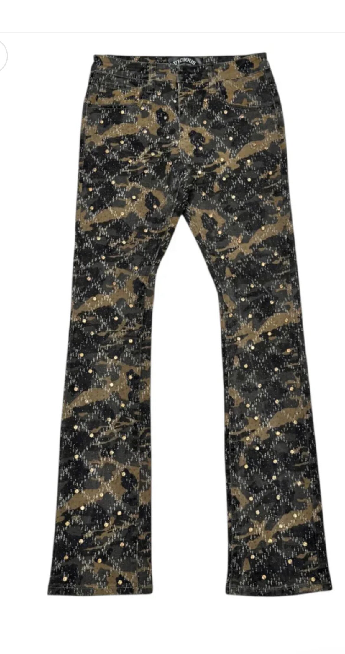 CAMOUFLAGR ICE OUT JEANS