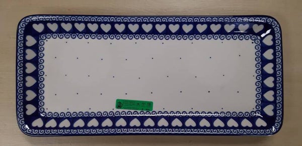 Serveerschaal rechthoek White valentine