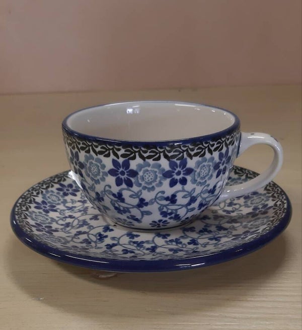 Kop en schotel Belle Fleur