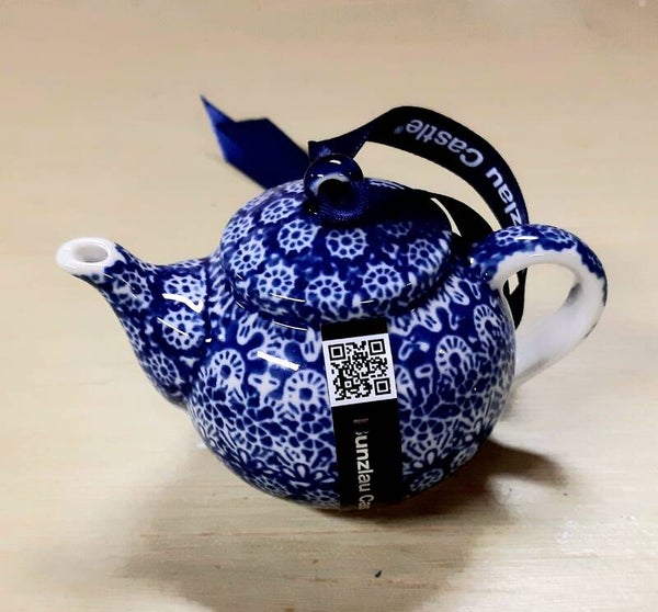 Kersthanger theepot Lace