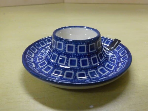 Eierdop plat Blue diamond