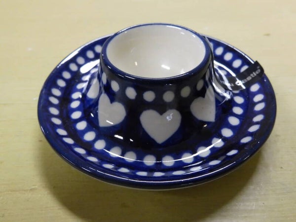 Eierdop plat Blue valentine
