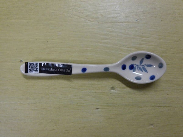 Theelepel Blue Olive