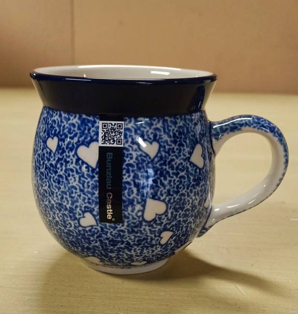 Boerenmok 370 ml White Hearts