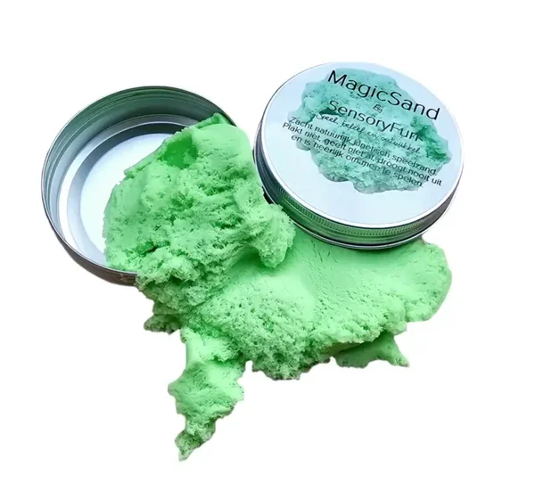 MagicSand Blikje Groen (200 gr