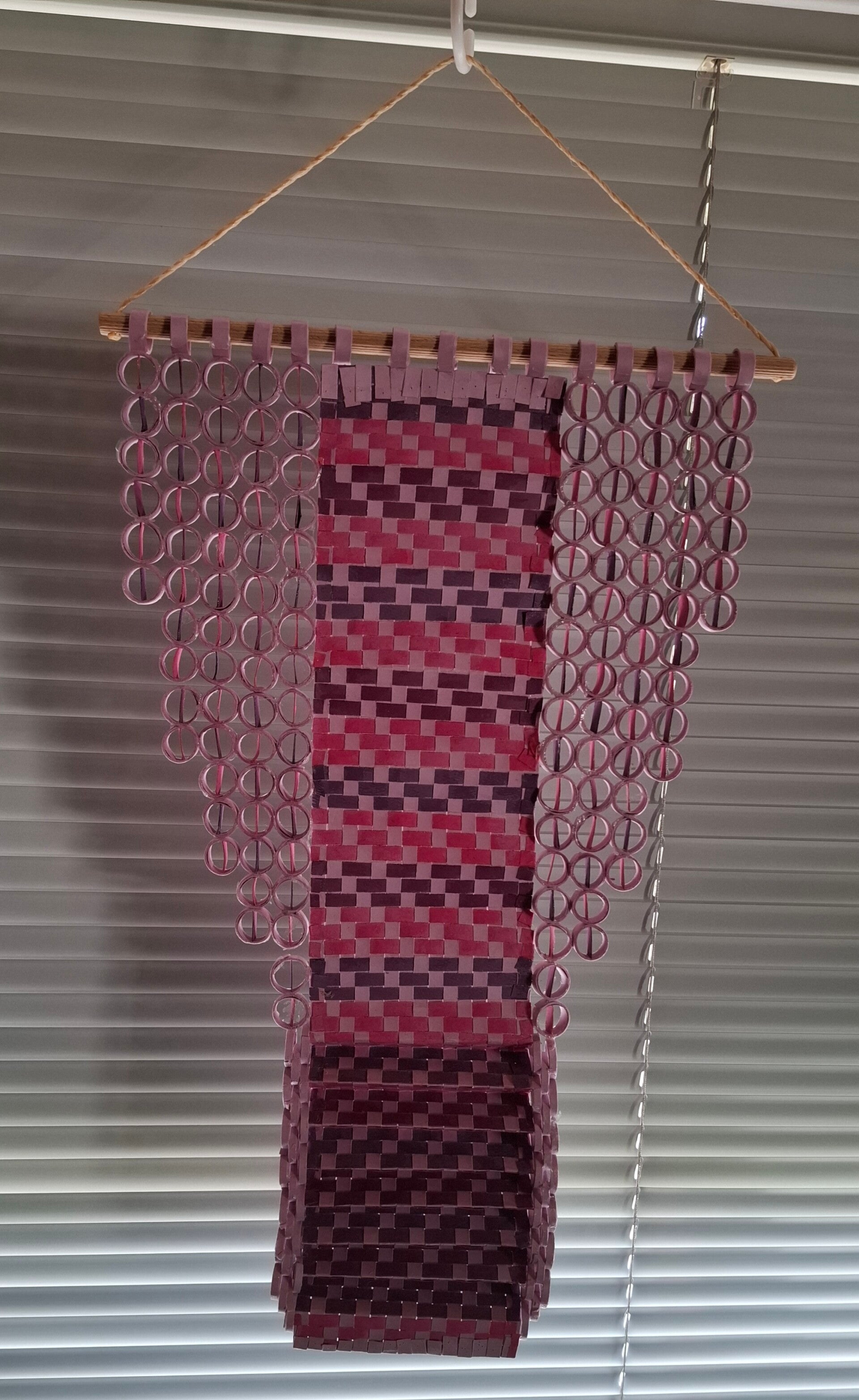 Wandkleed paars/roze