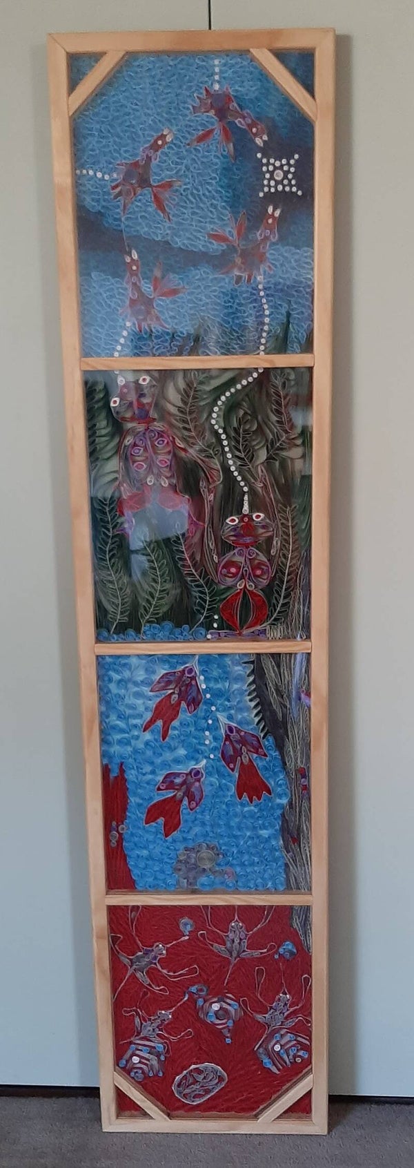 “Onderstroom naar Hemellicht” – Uniek kunstwerk in papier quilling