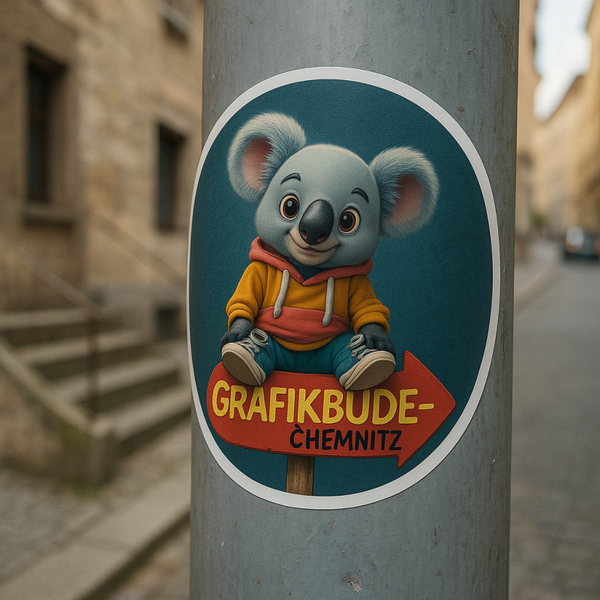 Sticker Round, glänzende Folie (geschnitten)