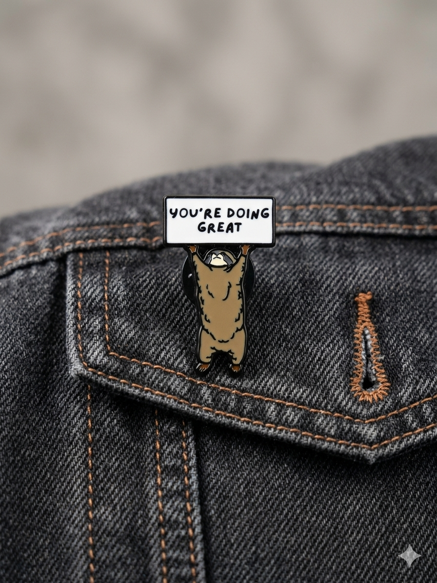 Pins ours pancarte