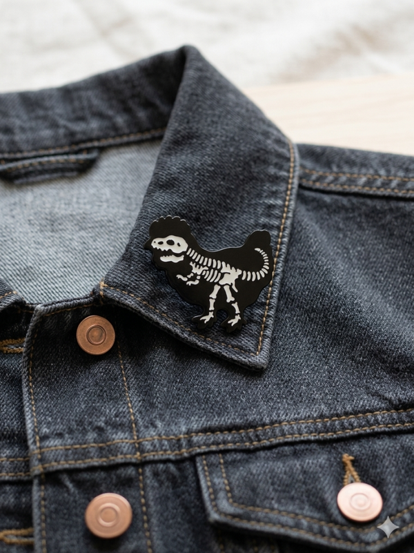 Pins squelette dinosaure