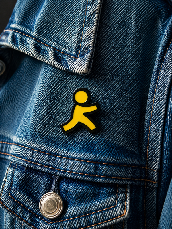 Pins bonhomme jaune