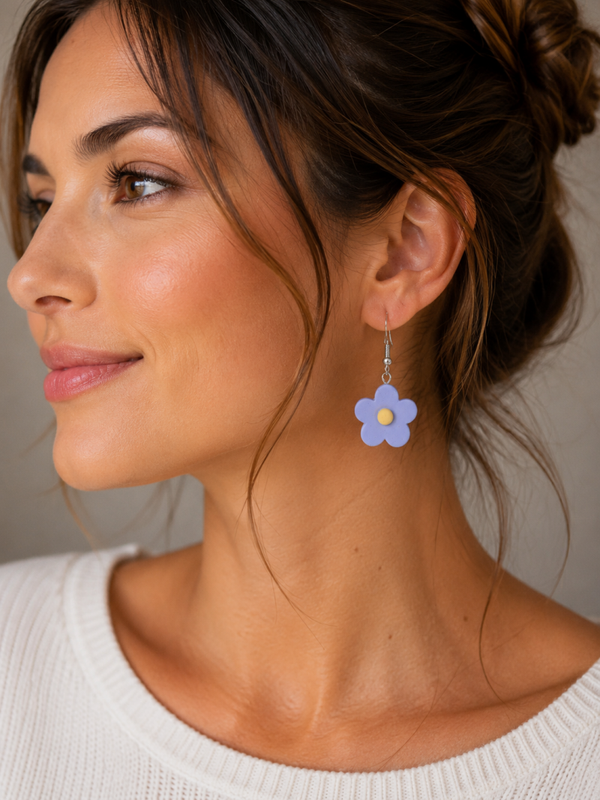 Bo fleur violet