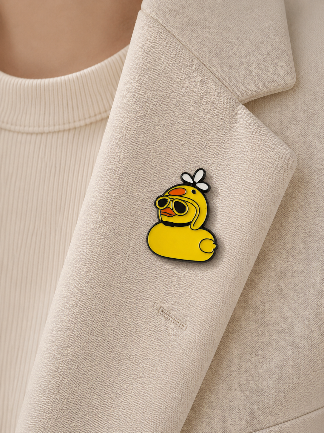 Pins canard aviateur