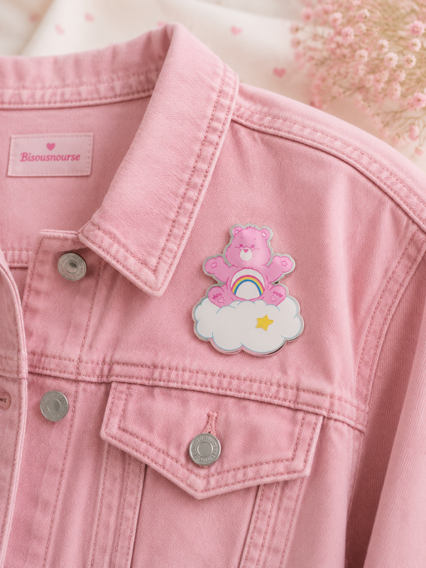 Pins bisounourse rose
