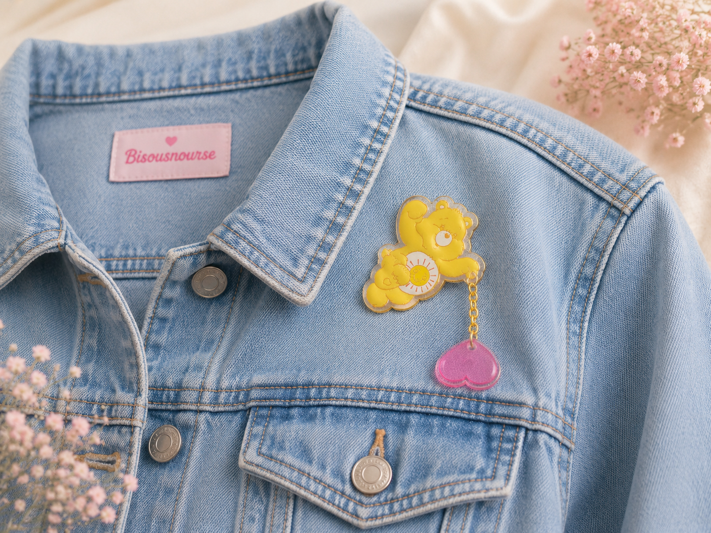 Pins bisounourse jaune
