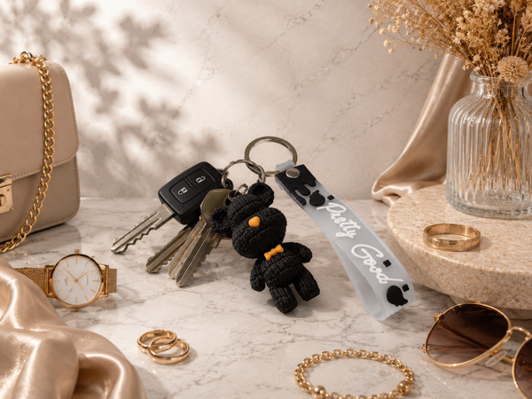 Porte clef nounourse noir