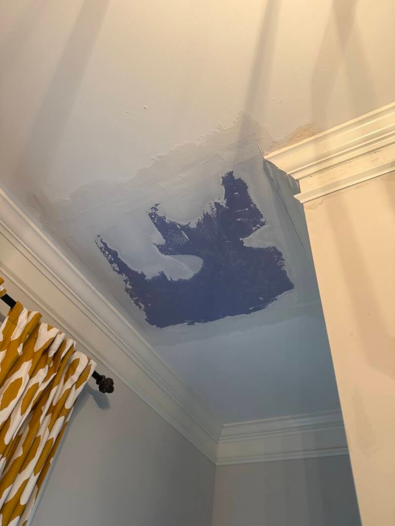 Stage One ceiling leak repair project photo 3 by Little R&R Build and Repair