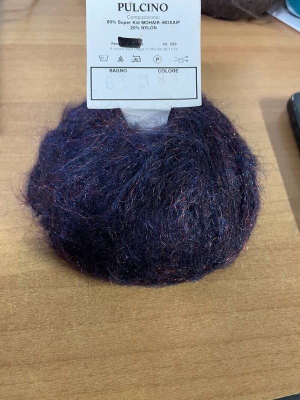 gomitoli mohair 80%
