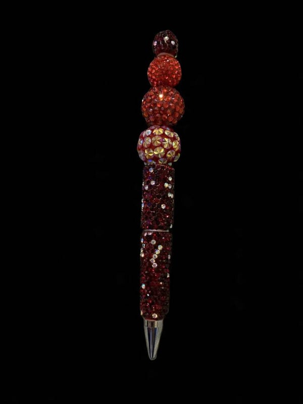 Pen red sparkle