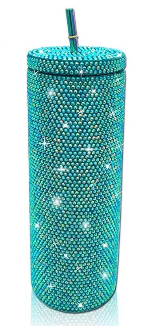 20oz Rhinestone teal