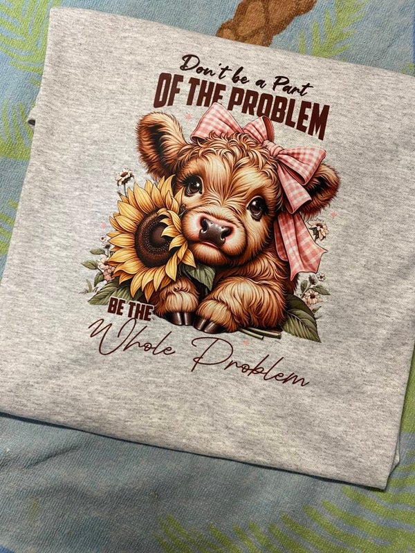 Don't be a part of the problem (Grey XL)