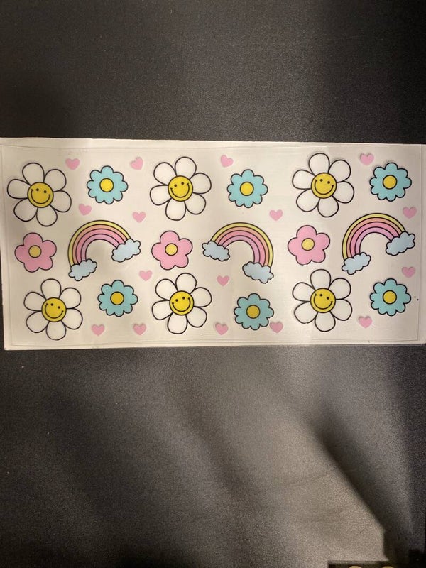 Kids-Rainbows and flowers