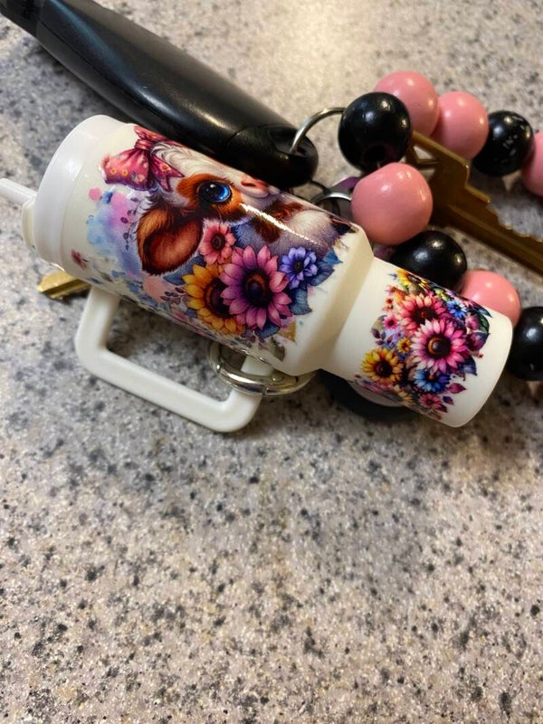 Tumbler keychain/bag charm