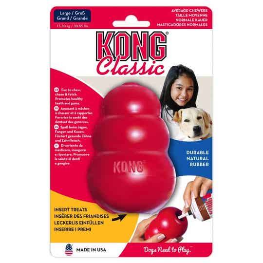Kong classic rood - L