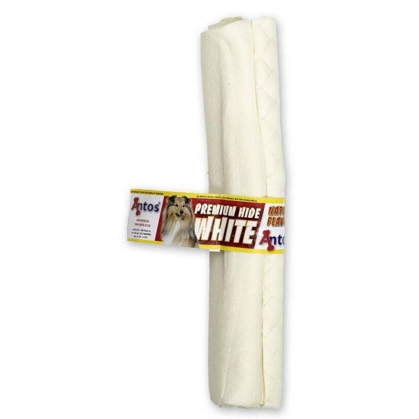 Raw hide white roll 9/10