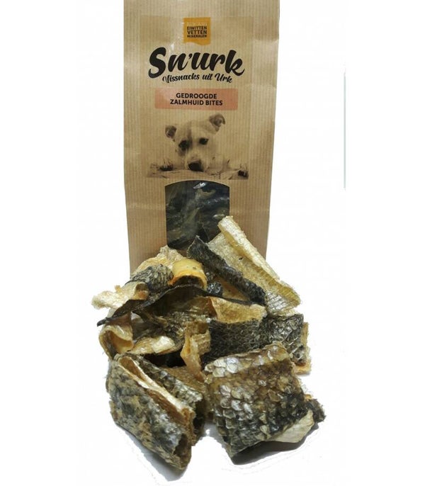 Snurk - Zalmhuid bites 50gr