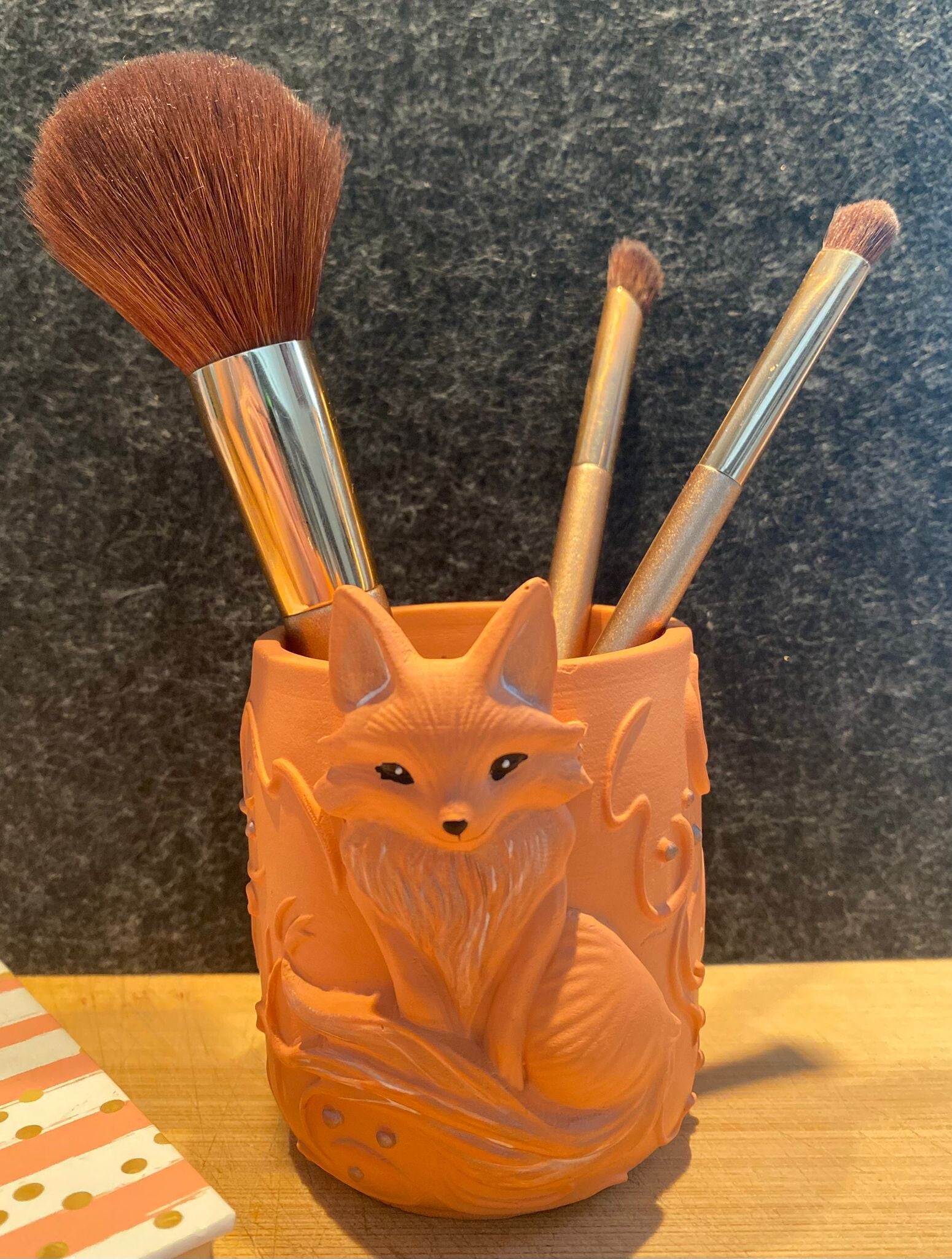Becher Für Makeup Pinsel  ( Fuchs )