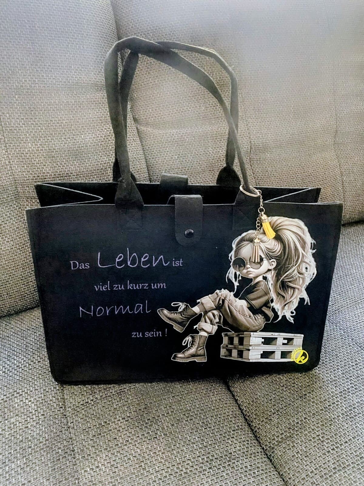 Shopping Tasche schwarz