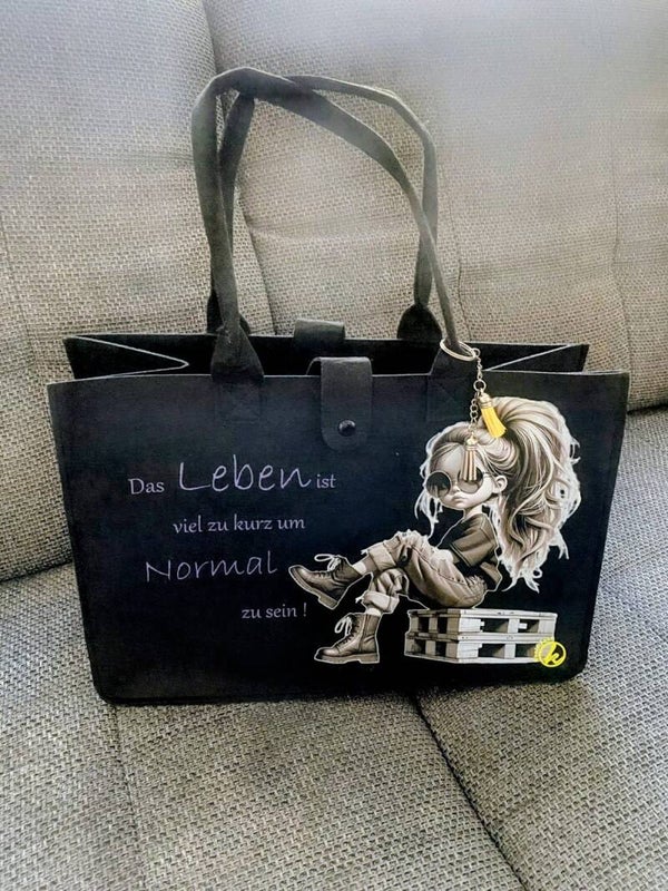 Shopping Tasche schwarz