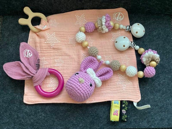 Baby-Set Hase Rosa