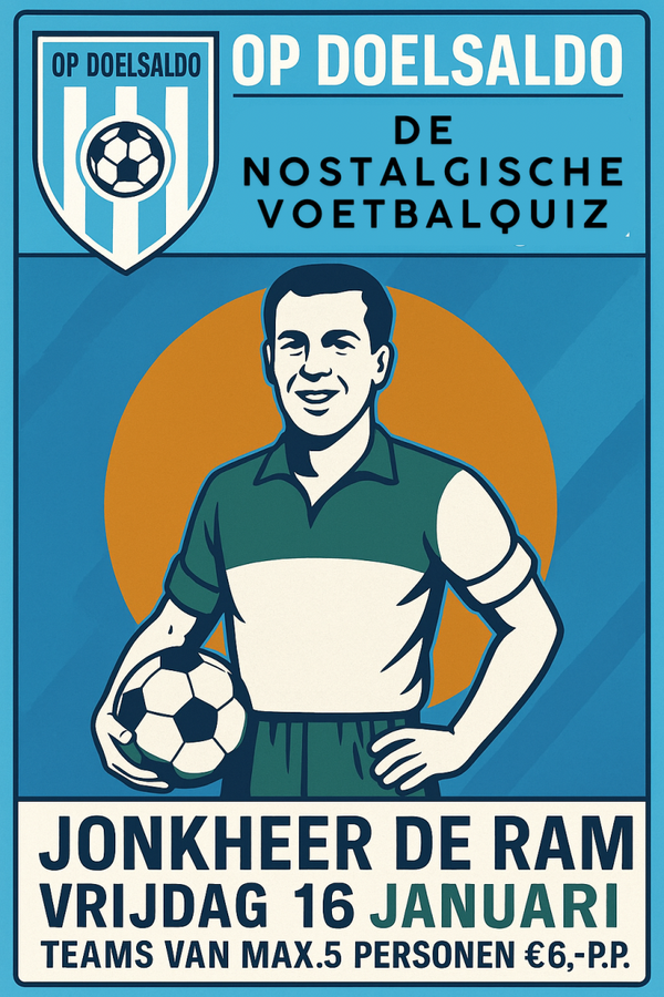 OpDoelsaldo, vrijdag 16 januari 20:00 uur Jonkheer de Ram