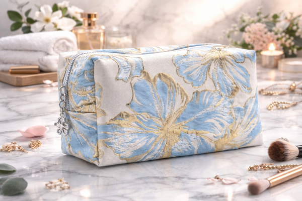 Make-up tas Amy - Blauw