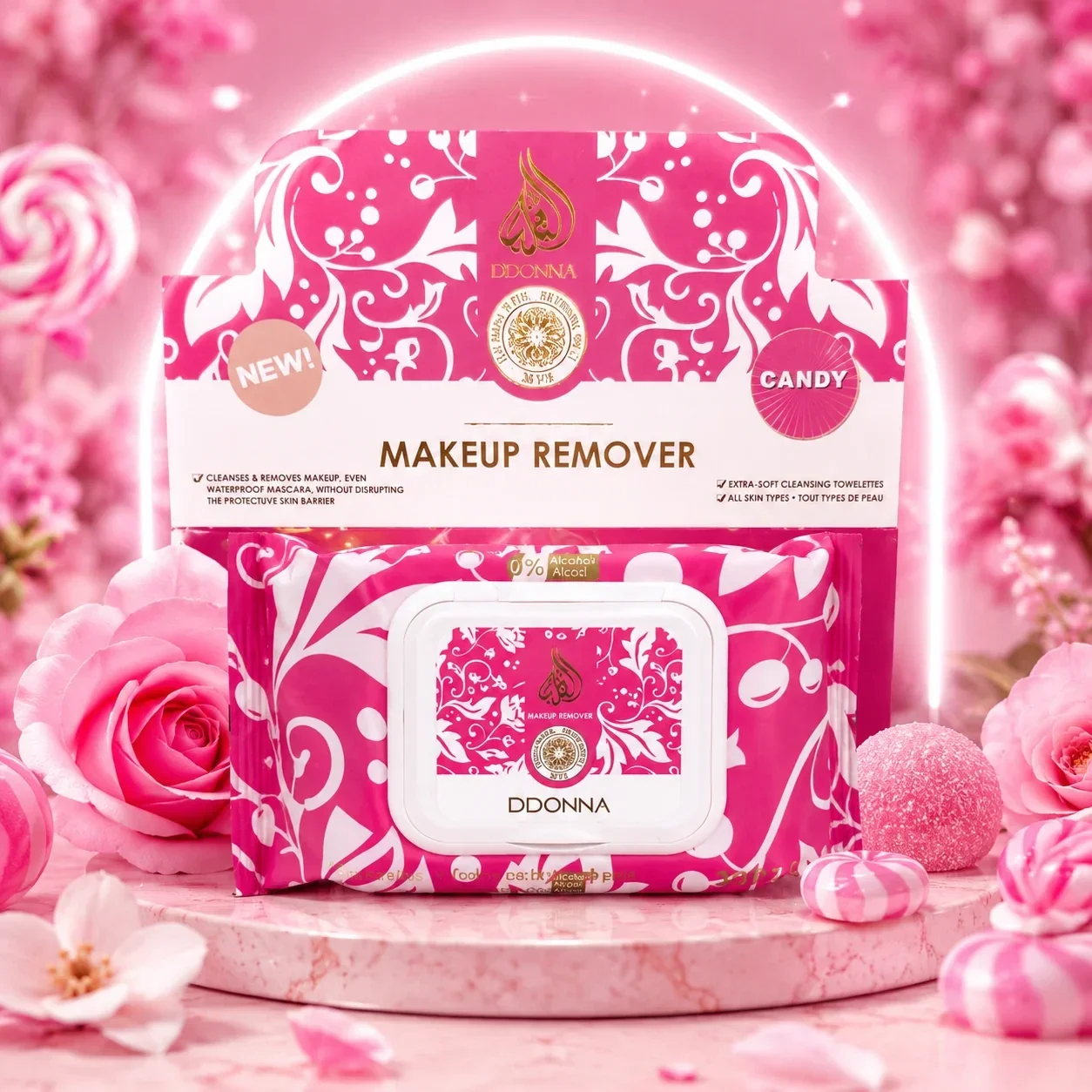 Make-up remover doekjes Candy