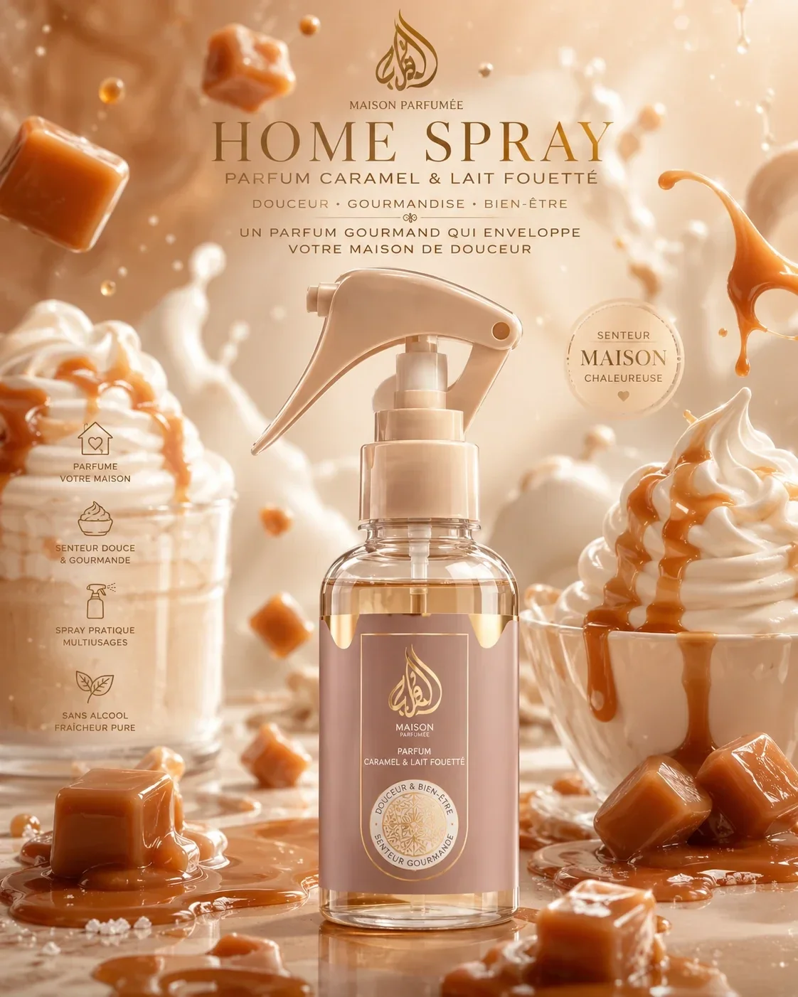 Textiel/Home spray Gourmand