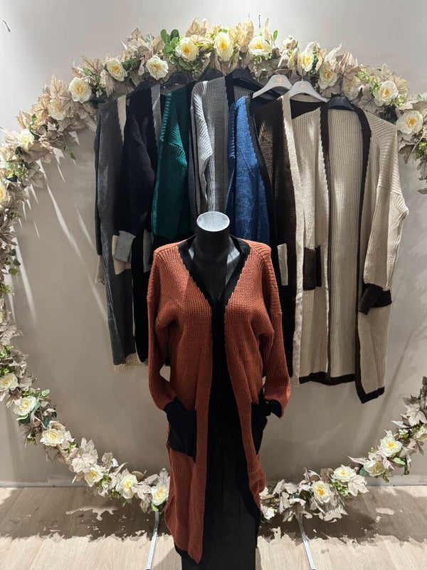 Vest Kleur rand - 12