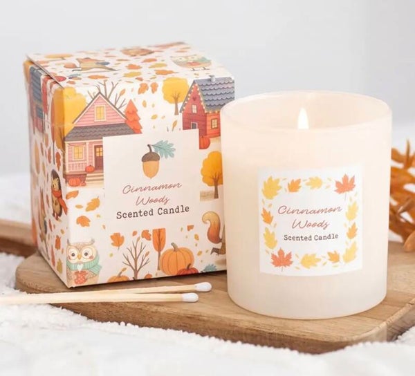 Geurkaars Cinnamon Woods