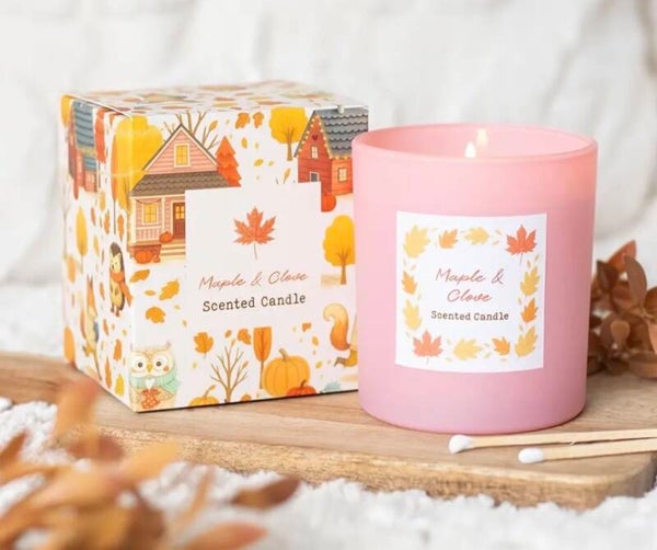 Geurkaars Maple & Clove