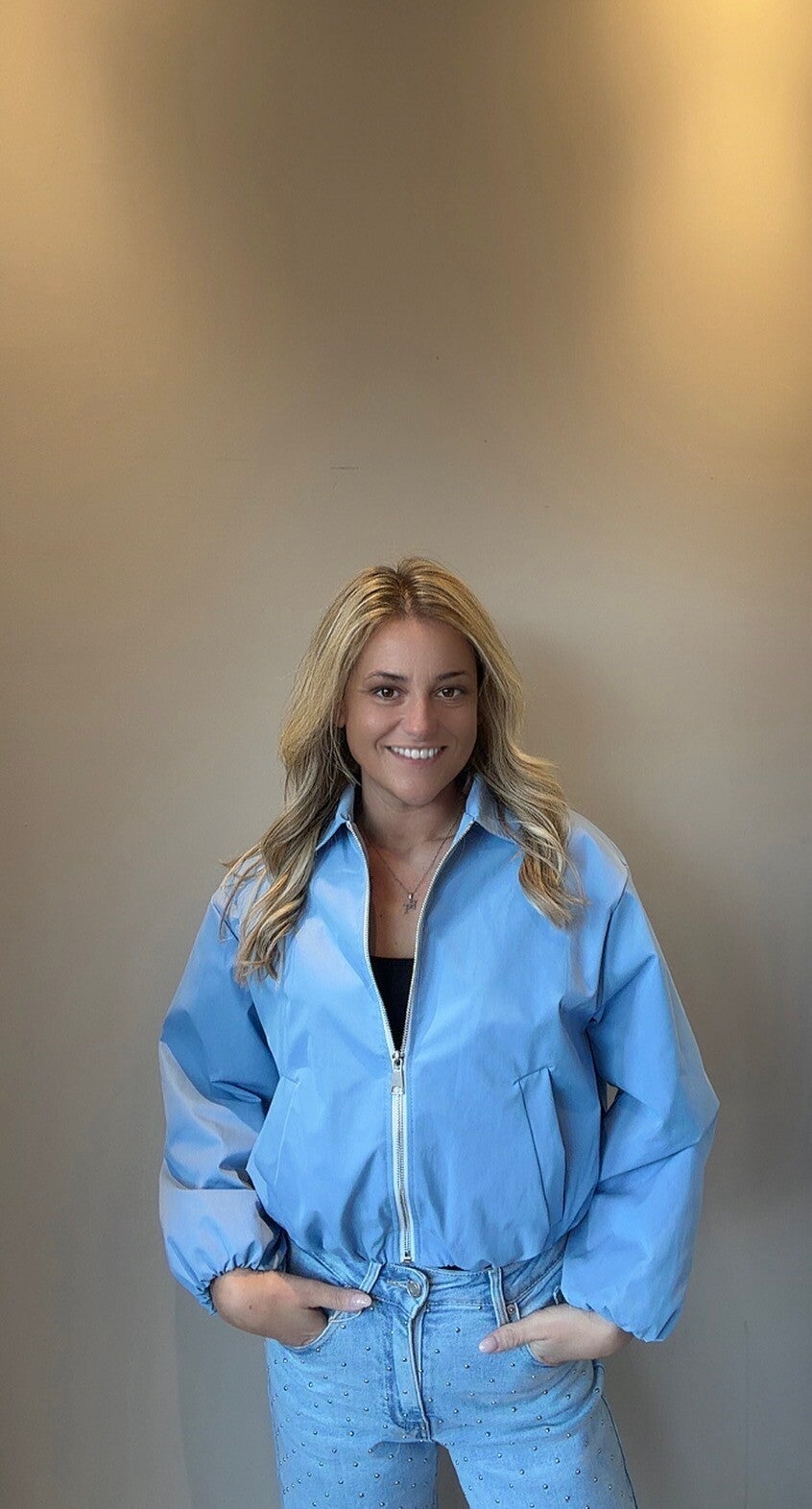 Bomber Riann - Blauw