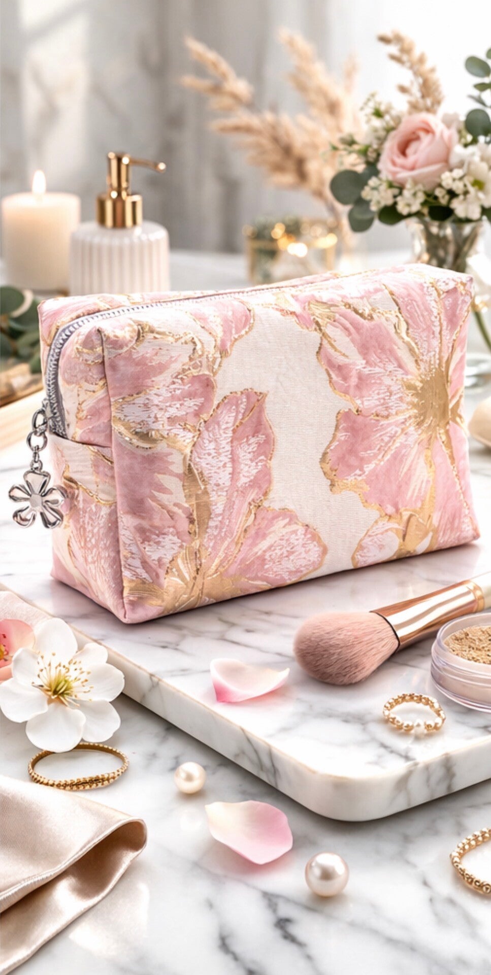 Make-up tas Amy - Roze