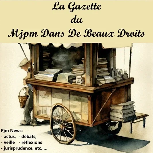 Abonnement d'un an à la Gazette du Mjpm Dans De Beaux Droits