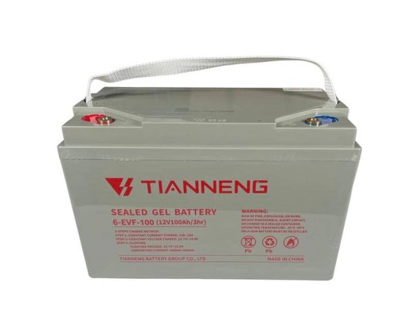 Krachtige gelbatterij 6-EVF-100 van Tianneng