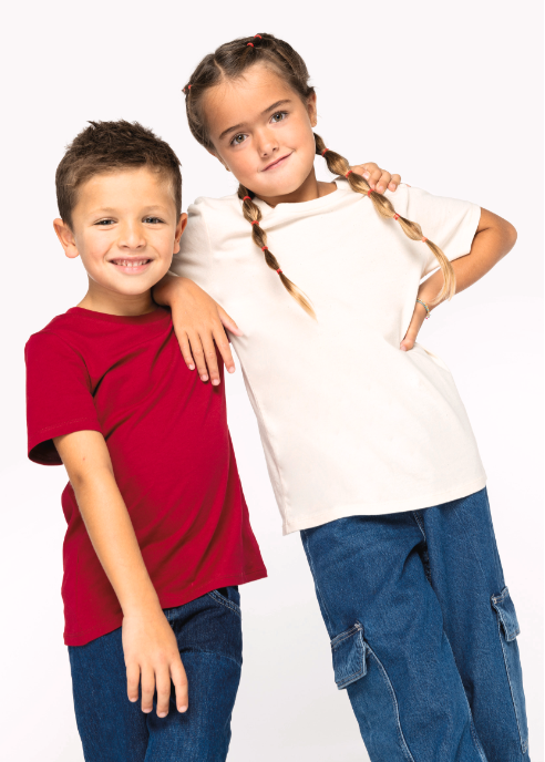 Ecologisch unisex kinder t-shirt