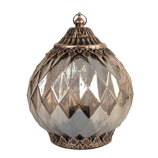 Lanterne avec LED 15x19cm