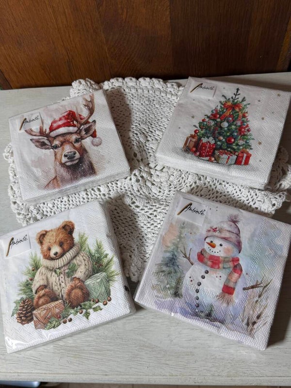 Serviette noël