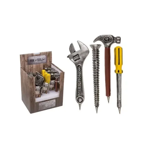 Balpen in vorm van gereedschap set van 4
