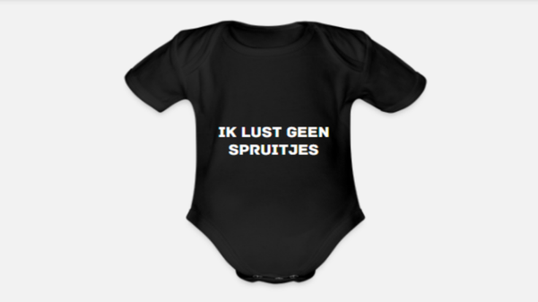 Romper Ik lust geen spruitjes